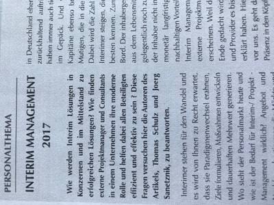 PERSONALintern - Interim Lösungen 2017